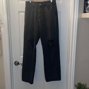 Shein straight leg black jeans